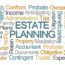 Estate Planning Word Cloud On White Background
